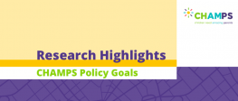 Image for CHAMPS Research Highlights for Policy Playbook 