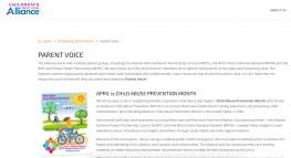 image of landing page