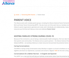image of landing page
